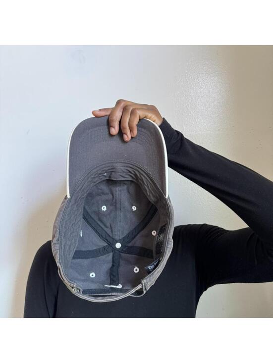 Vintage Y2K Nike Golf Dad‎ Hat - Washed Charcoal Chocolate